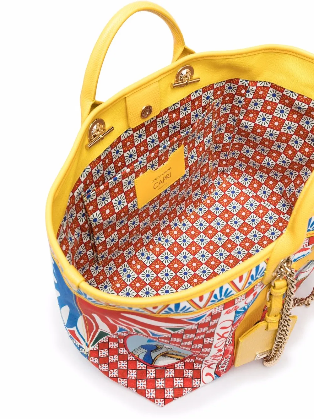 фото Dolce & gabbana большая сумка с принтом