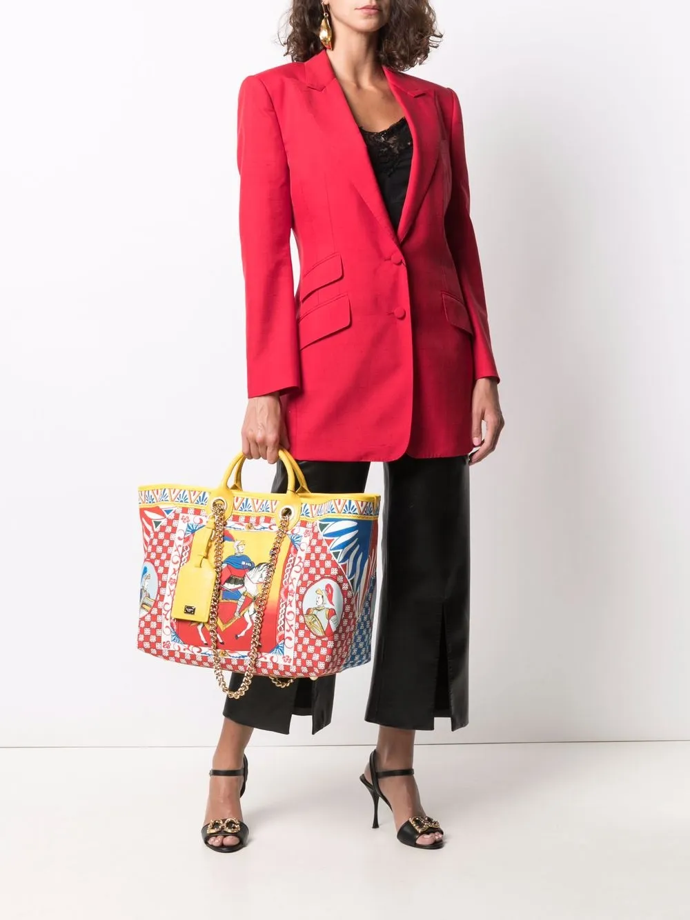 фото Dolce & gabbana большая сумка с принтом