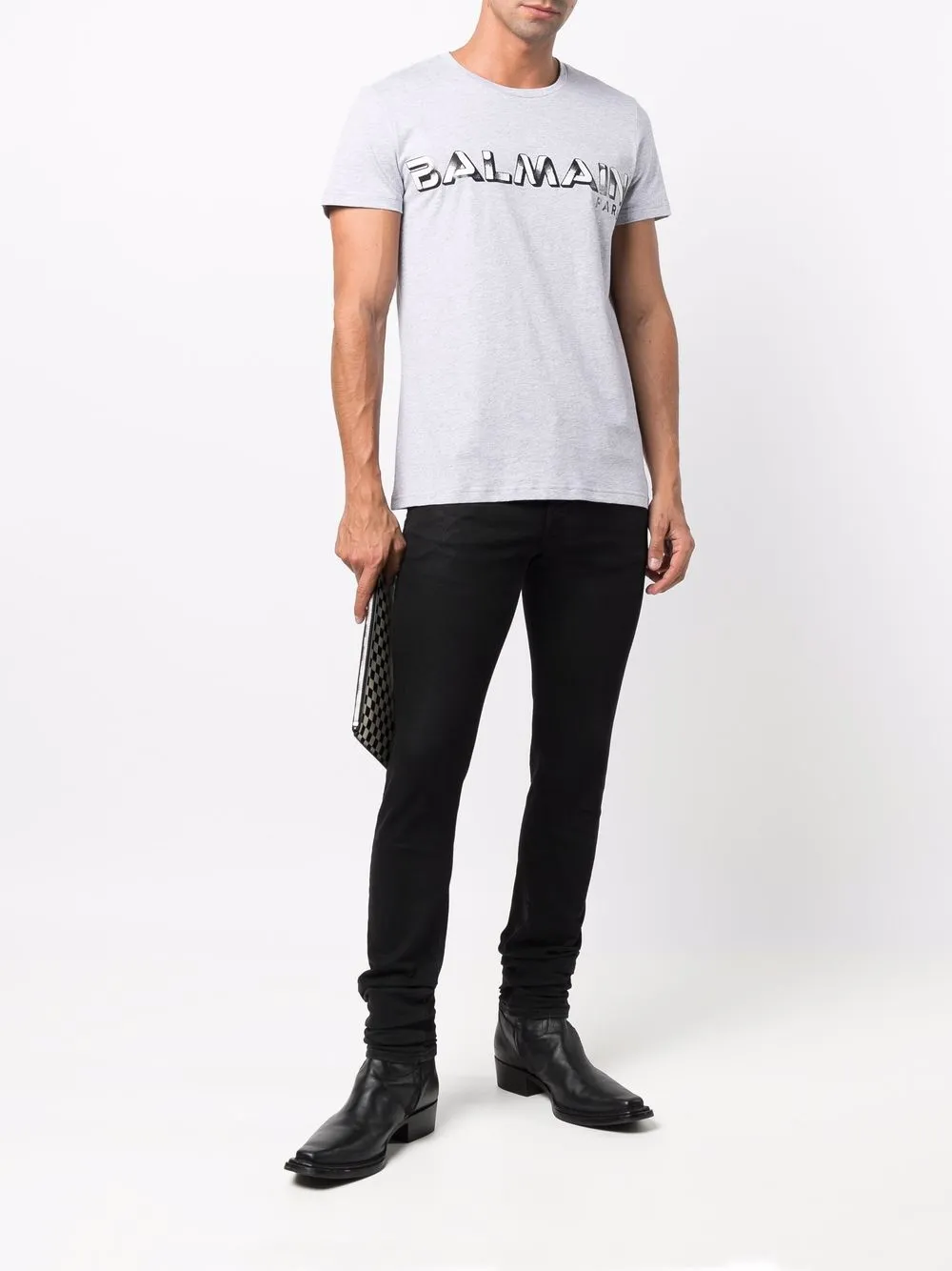 фото Balmain футболка с логотипом