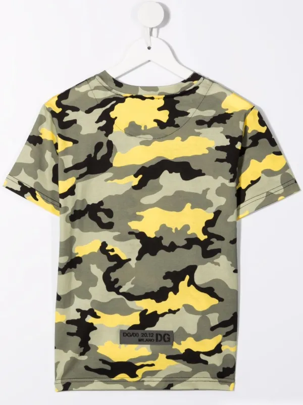 yellow camo t shirt