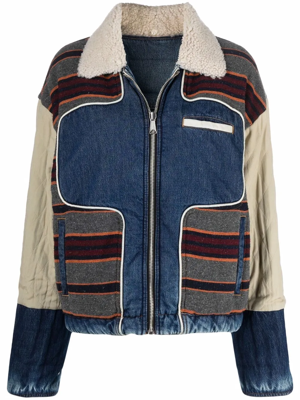 reversible trucker jacket