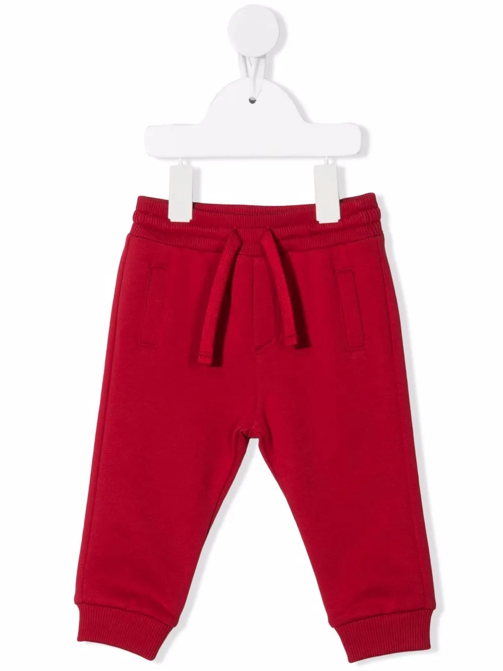 

Dolce & Gabbana Kids drawstring cotton track pants - Red