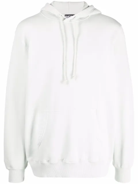 Diesel embroidered motif hoodie