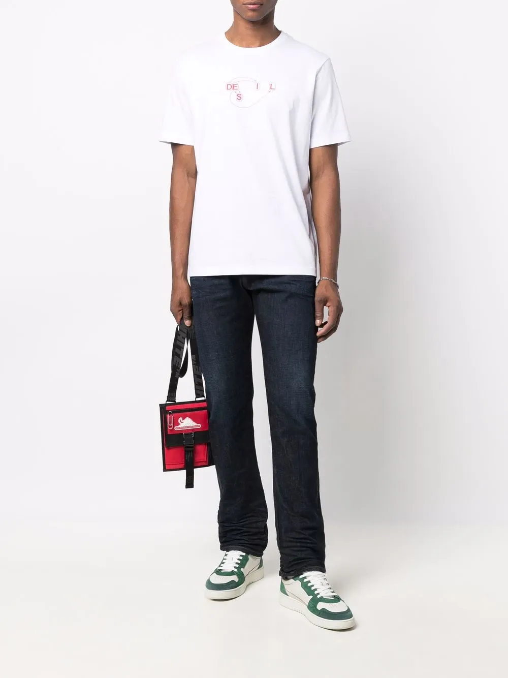 фото Diesel футболка с логотипом alphabet