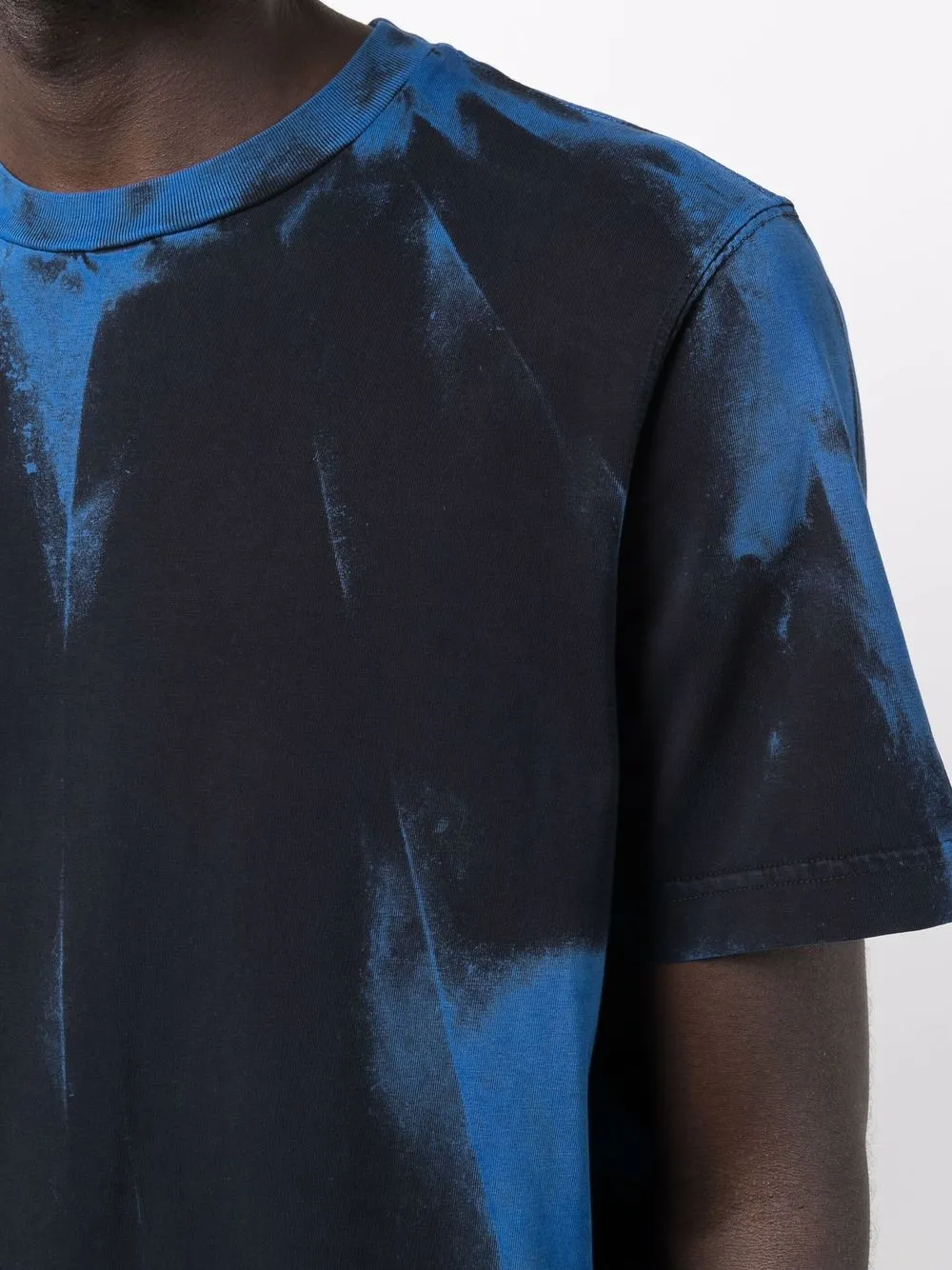 фото Diesel футболка с принтом тай-дай