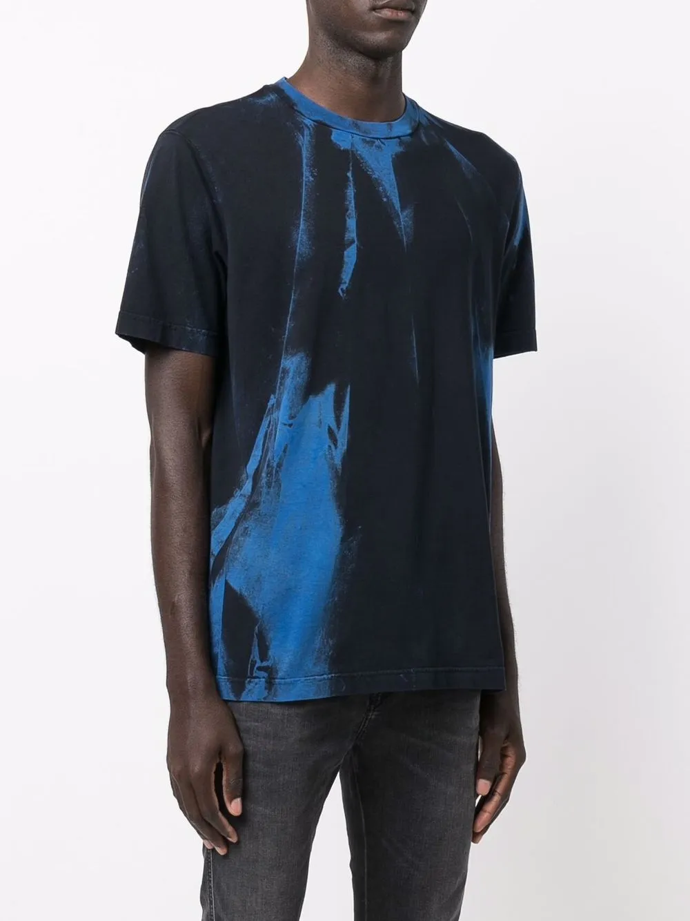 фото Diesel футболка с принтом тай-дай