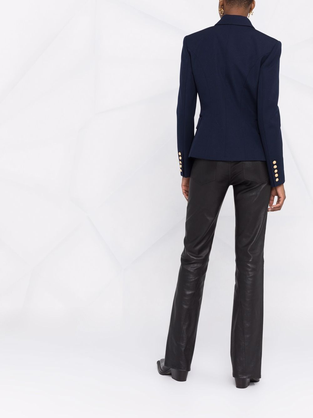 Balmain double-breasted wool blazer Women