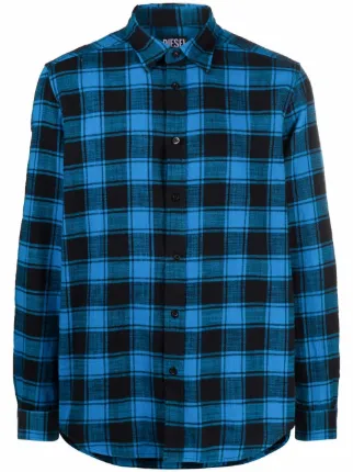 diesel plaid shirt