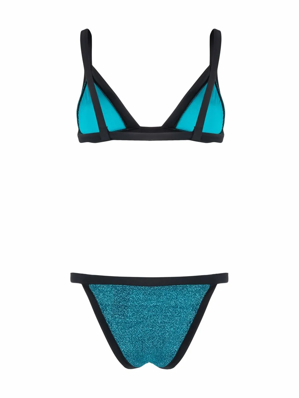 Image 2 of Oséree triangle lurex bikini set