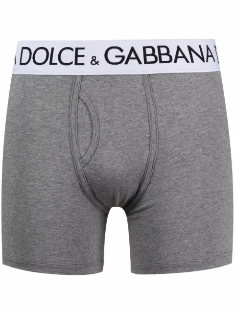 Dolce & Gabbana logo-waistband boxer trunks