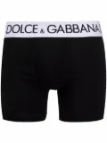 Dolce & Gabbana logo-waistband boxer trunks - Black