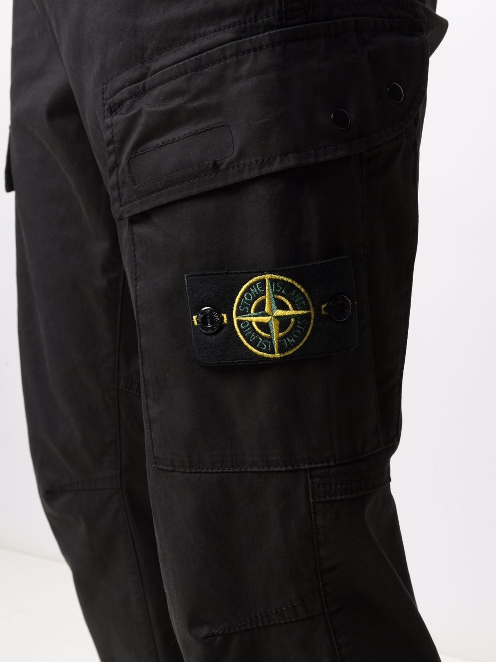 фото Stone island брюки карго с нашивкой-логотипом