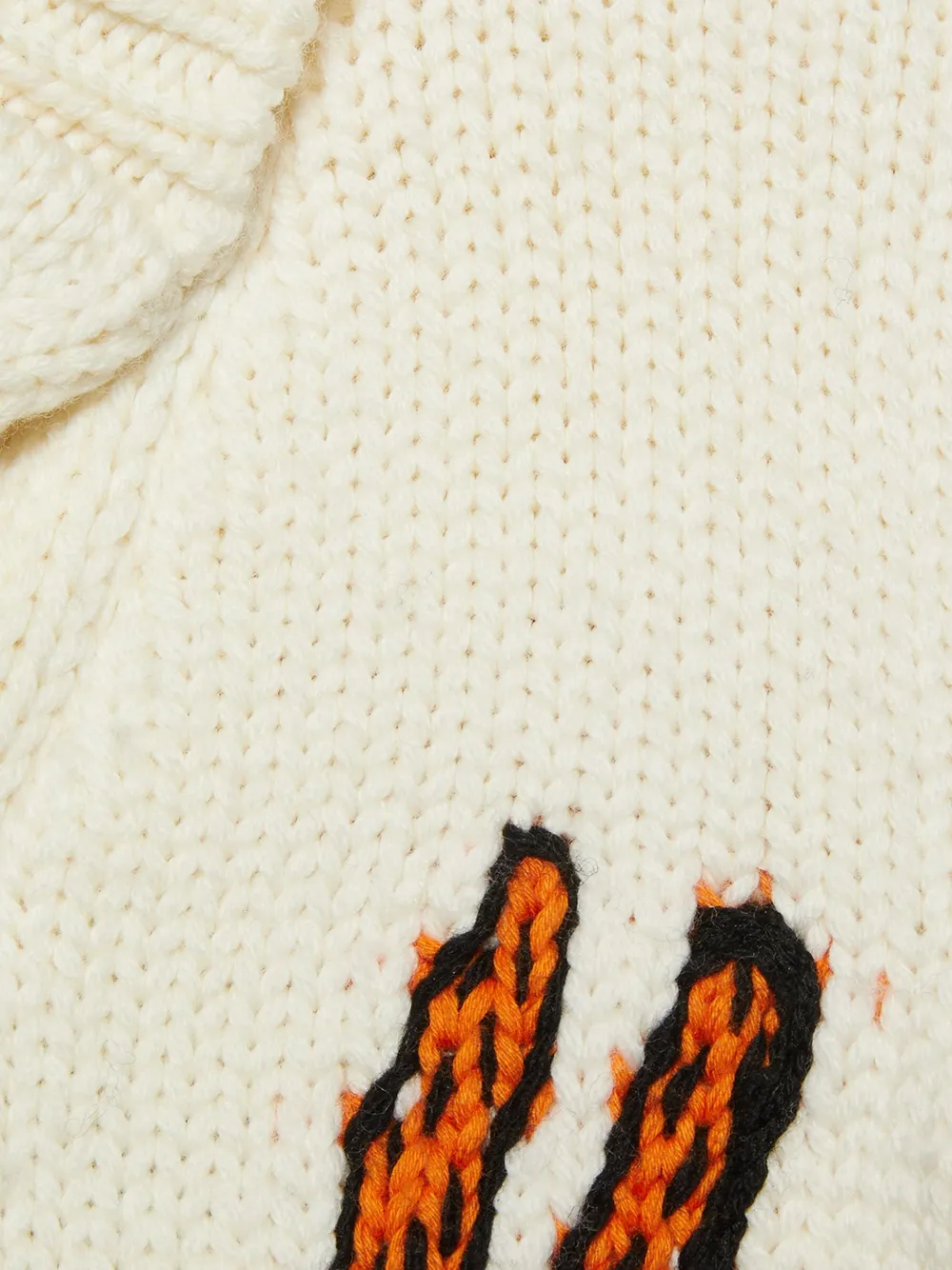 Gucci X Freya Hartas Patterned Intarsia-knit Cardigan In White