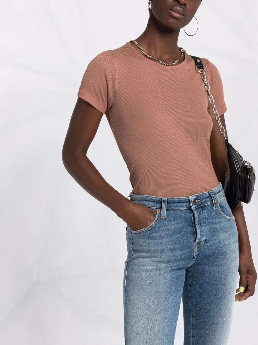 фото Diesel футболка t-chaine в рубчик