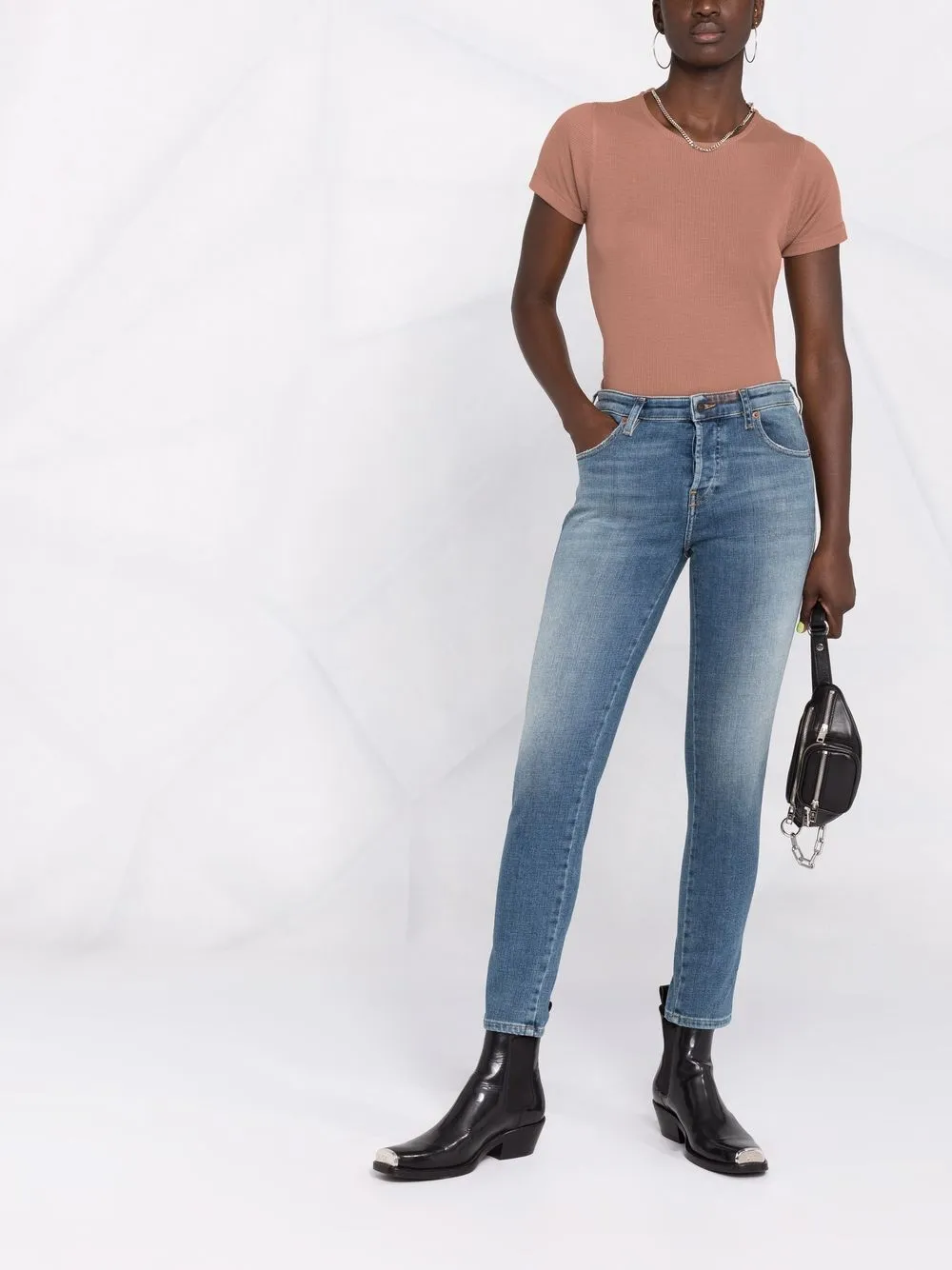 фото Diesel футболка t-chaine в рубчик