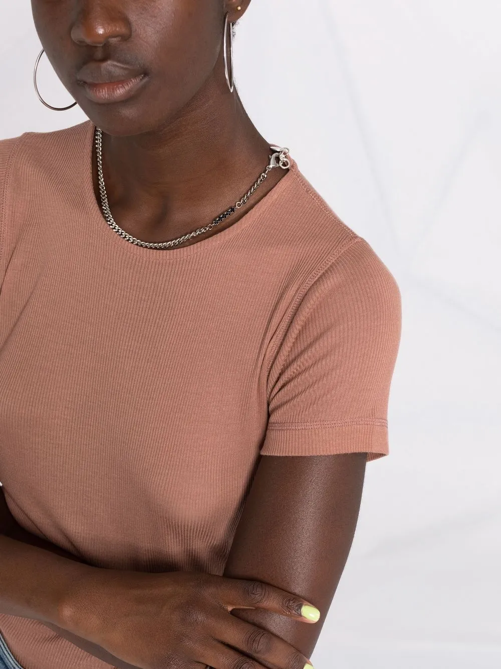 фото Diesel футболка t-chaine в рубчик