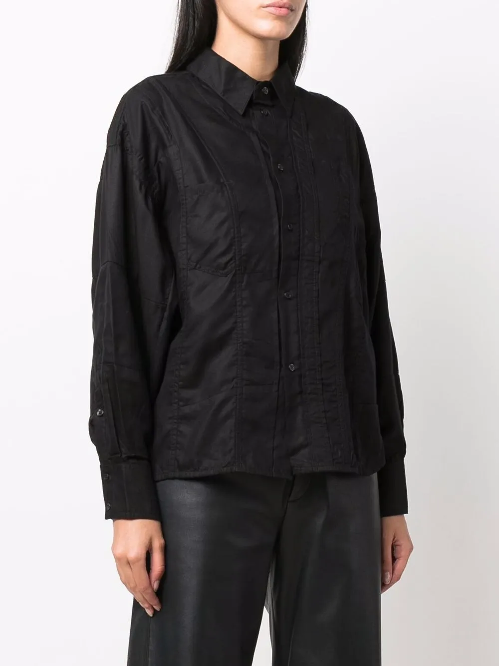 Diesel Gedeconstrueerde blouse Zwart