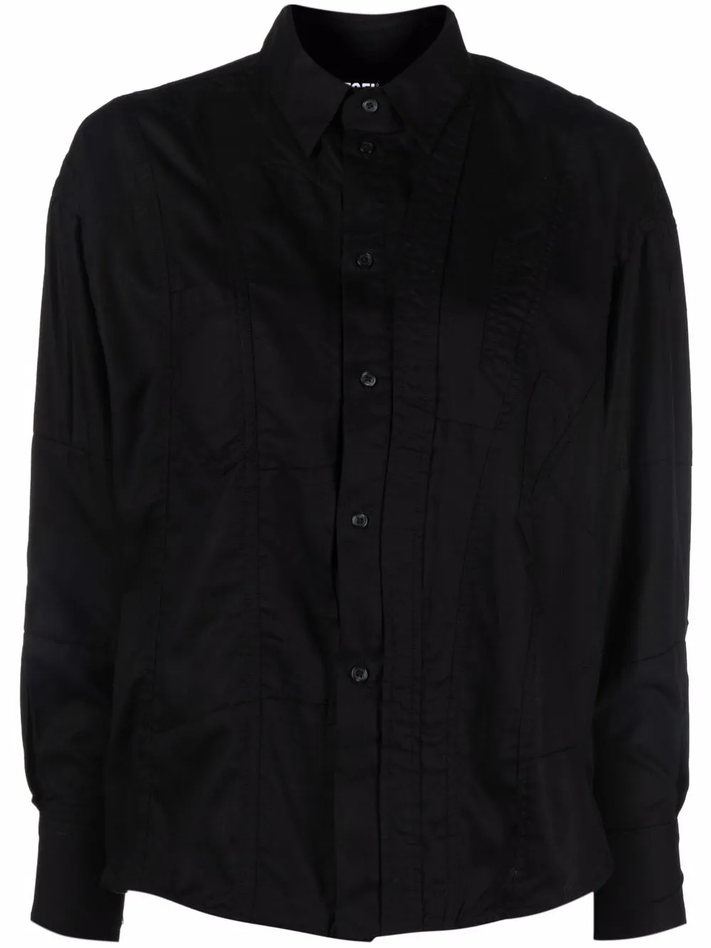Diesel Gedeconstrueerde blouse Zwart