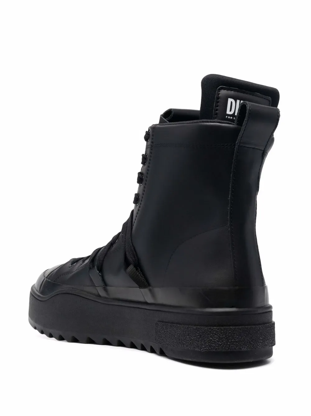 Diesel Ankle High-top Sneakers In Schwarz
