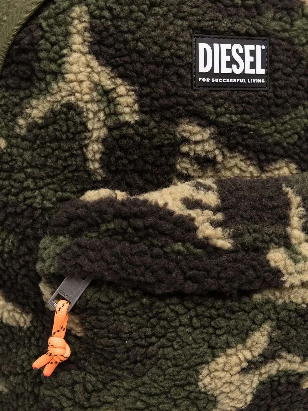 фото Diesel рюкзак из шерпы с камуфляжным узором