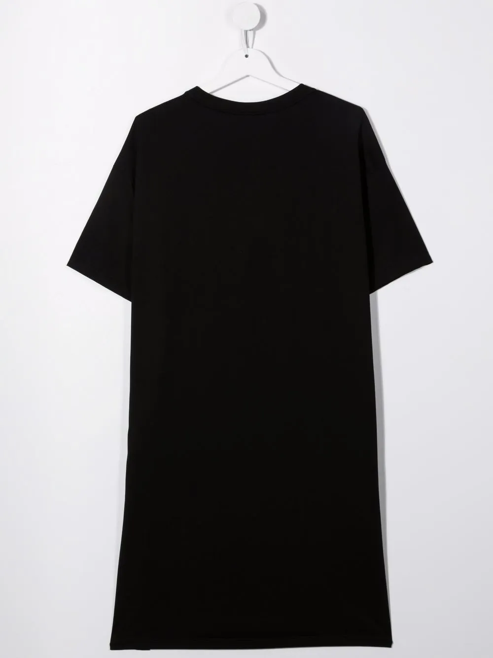 фото Fendi kids платье-футболка с тисненым логотипом