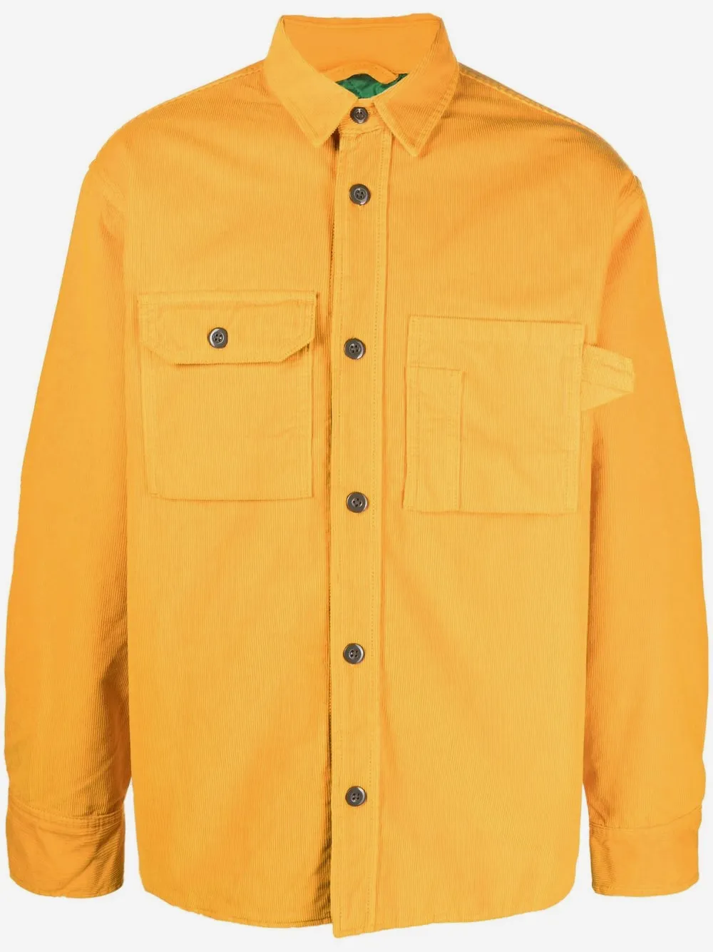 Diesel button-up overshirt jacket | Yellow | Image 1