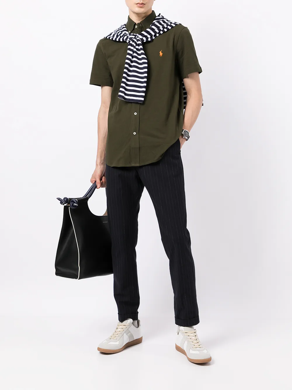 фото Polo ralph lauren рубашка с вышивкой