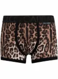 Dolce & Gabbana leopard-print boxer trunks - Neutrals