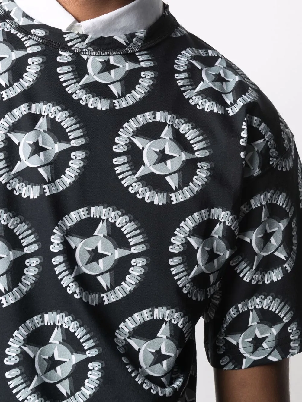 фото Moschino футболка с логотипом