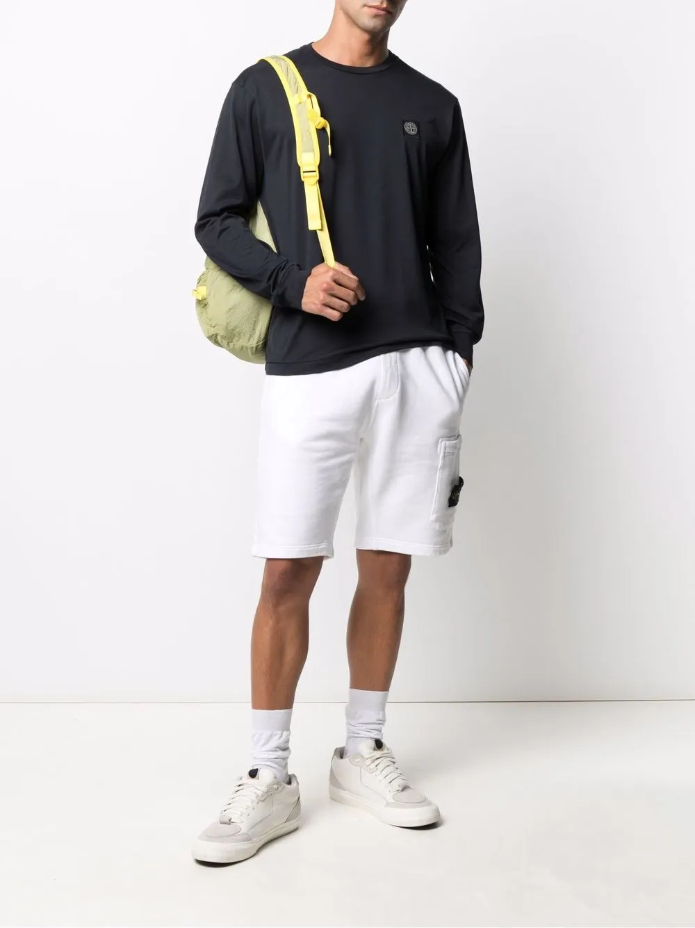 фото Stone island футболка с нашивкой-логотипом