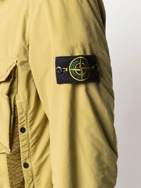 Stone Island green Compass badge 