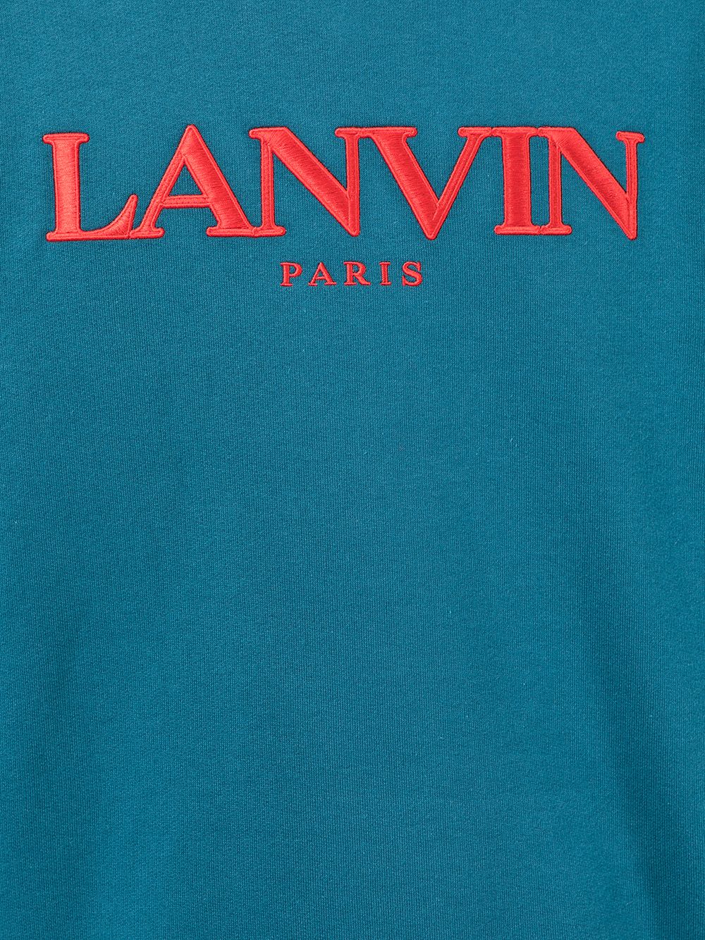 фото Lanvin толстовка с вышитым логотипом