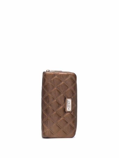 Cheap HOT SALE CHANEL 2006 diamond quilted continental wallet Women