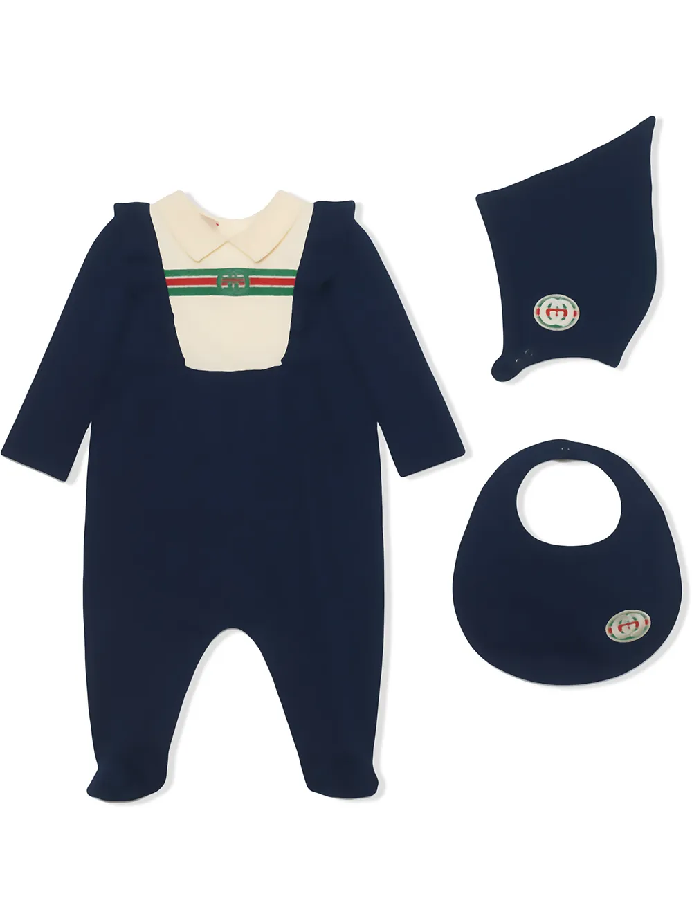 Image 1 of Gucci Kids Interlocking G babygrow set