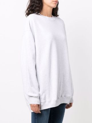 oversized crew-neck sweatshirt展示图