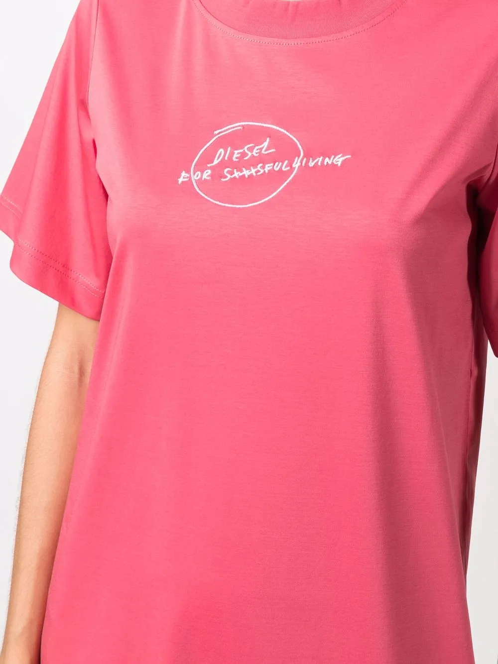 фото Diesel платье-футболка d-rio