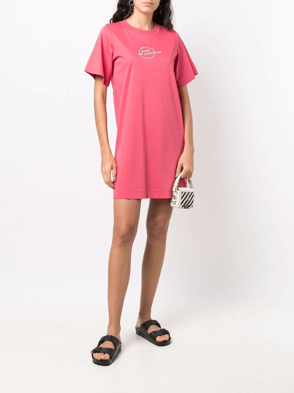 фото Diesel платье-футболка d-rio
