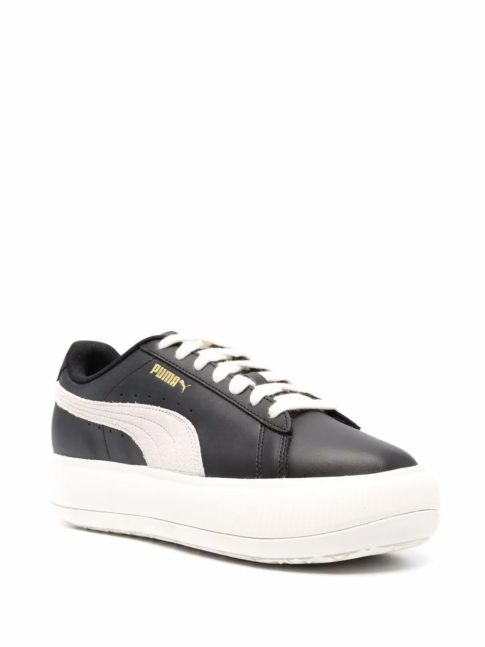 PUMA Mayú sneakers met suède vlak - Zwart