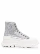 Image 1 of Alexander McQueen glitter-embellished Tread Slick boots
