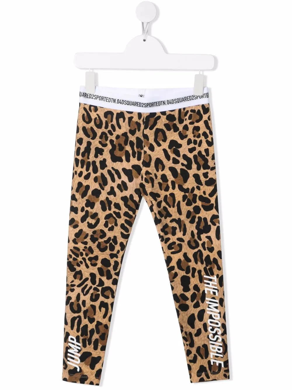 

Dsquared2 Kids leggins con estampado de leopardo - Marrón