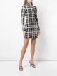 Alice+Olivia Delora checked dress