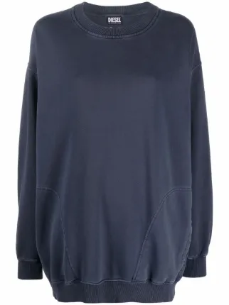 oversized crew-neck sweatshirt 