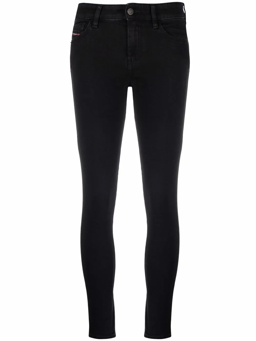 

Diesel Slandy mid-rise super-skinny jeans - Black