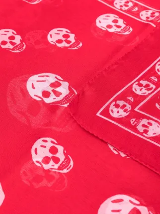 skull-print scarf展示图