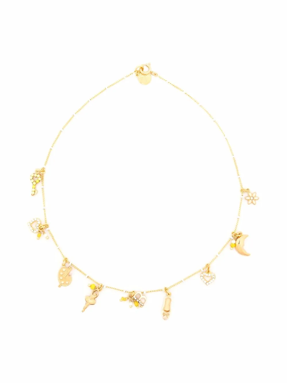 

Gas Bijoux collar con dijes - Dorado