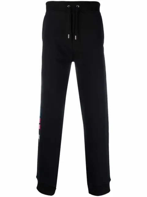 Helmut Lang 3D logo track pants