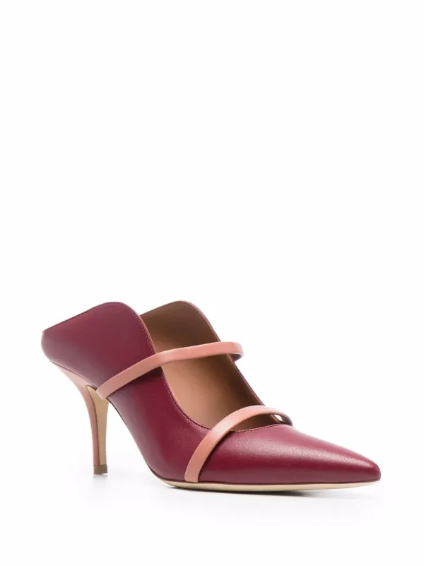 Shop Malone Souliers Maureen leather 70mm mules with Express Delivery -  Wsr31Shops
