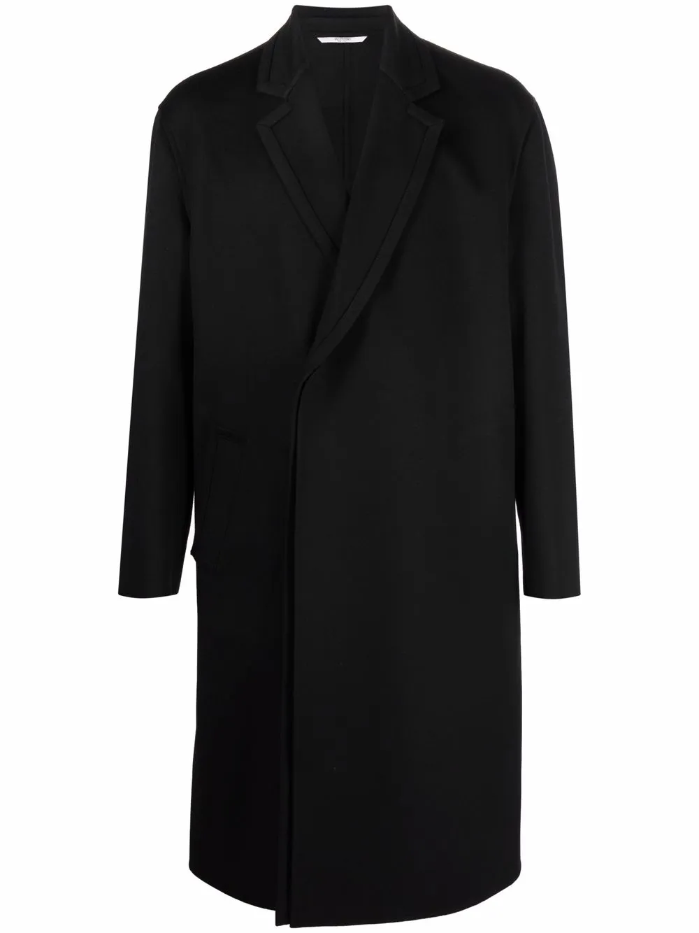 Valentino Garavani single-breasted midi coat – Black