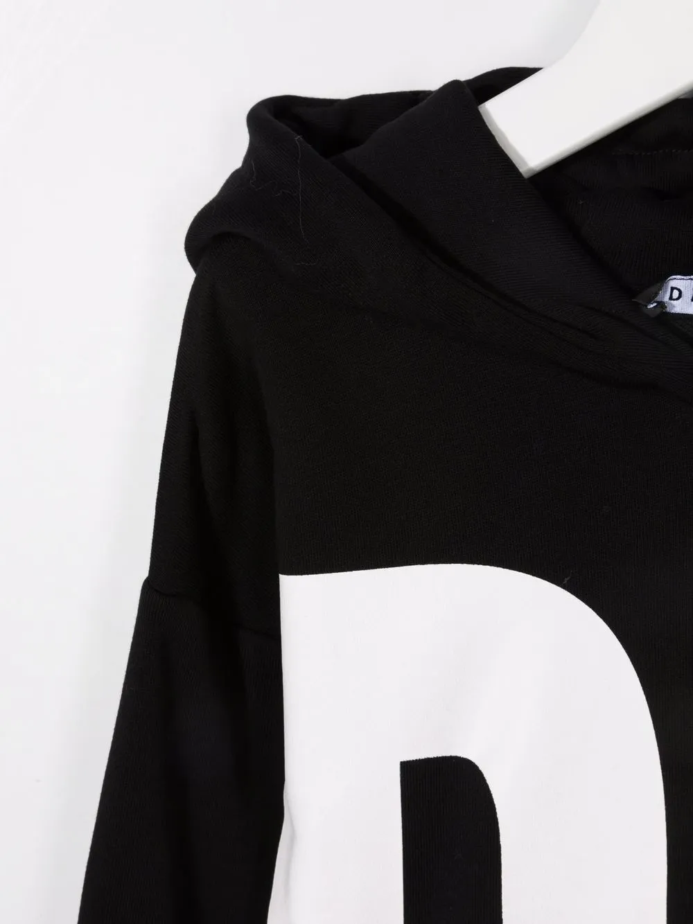 фото Dkny kids платье-джемпер с капюшоном и логотипом