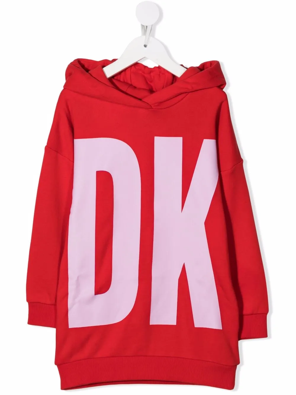 фото Dkny kids платье-худи с логотипом